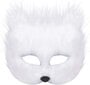 Fox Mask Halloween Cosplay mask Pool nägu loor Silmamask Karvased Rebase Kostüümi Aksessuaarid Loomapeol Kasside maskid цена и информация | Näomaskid, silmamaskid | kaup24.ee