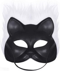 Eesli mask Halloweeni cosplay mask Poole näo loor Silmamask Karvane eesli kostüüm Aksessuaarid Loomapeo Kasside maskid hind ja info | Näomaskid, silmamaskid | kaup24.ee