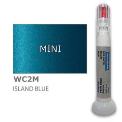 Kriimustuste parandamiseks värvikorrektor MINI WC2M - ISLAND BLUE 12 ml hind ja info | Auto värvikorrektorid | kaup24.ee