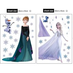 XXL Frozen Disney Frozen Wall Decals Eemaldatav elutoa Elsa seinakleebis цена и информация | Другие принадлежности для мебели | kaup24.ee