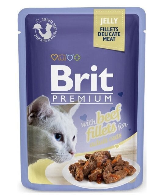 Brit Premium Cat veiselihaga, 24x85 g hind ja info | Konservid kassidele | kaup24.ee