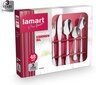 Söögiriistade komplekt Lamart LT5006 Carmen XL hind ja info | Söögiriistad | kaup24.ee