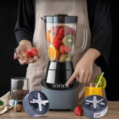 Roostevabast terasest tera aluse risti ekstraktori asendusosa Para NutriBullet 600/900W segisti (900W) jaoks цена и информация | Кухонные комбайны | kaup24.ee