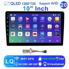 (10-LQ(1-32GB)-0)7/9/10'' 2 Din Android11 ​​auto Autoraadio Multimeedia Video Universaalne Stereo Carplay gps Volkswagen Nissan Hyundai Kia toyota jaoks цена и информация | Дополнительные принадлежности | kaup24.ee