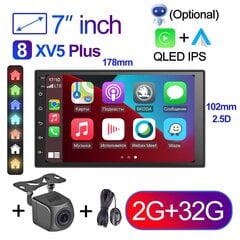 (7 2-32 CarPlay MIC A) 8-tuumaline Qled Dsp 7 9 10 tolli autoraadio GPS 2 din Android 11 Auto Carplay Volkswagen Nissan Hyundai Toyota multimeediumipleierile hind ja info | Lisaseadmed | kaup24.ee