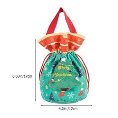 7 tk Jõulupaelaga kinkekott Xmas Apple Bag Sweet Goodie koti kotikonteiner цена и информация | Рождественские украшения | kaup24.ee