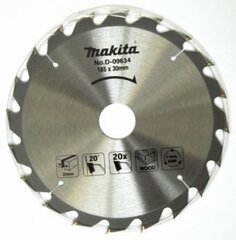 Ketas Makita 185x30mm D-09634 цена и информация | Запчасти для садовой техники | kaup24.ee