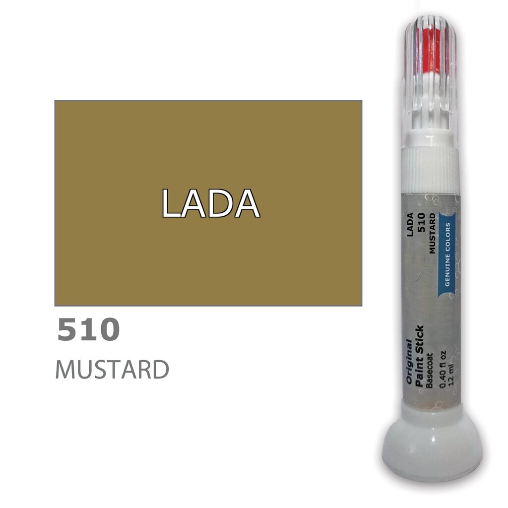 Kriimustuste parandamiseks värvikorrektor LADA 510 - MUSTARD 12 ml цена и информация | Auto värvikorrektorid | kaup24.ee