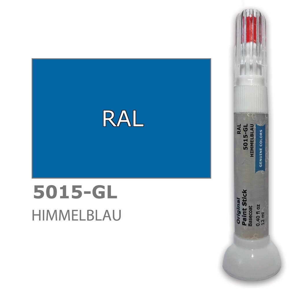 Kriimustuste parandamiseks värvikorrektor RAL 5015-GL - HIMMELBLAU 12 ml цена и информация | Auto värvikorrektorid | kaup24.ee