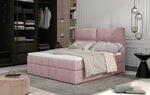 Кровать NORE Amber, 180x200 см, розовая
