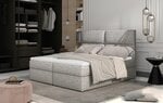 Кровать NORE Amber, 160x200 см, серый гобелен