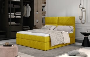 Кровать NORE Amber, 160x200 см, желтая цена и информация | Кровати | kaup24.ee