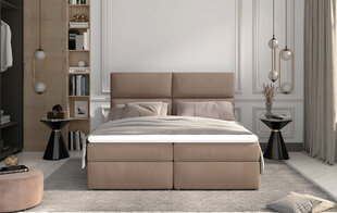 Кровать NORE Amber, 140x200 см, коричневая цена и информация | Кровати | kaup24.ee
