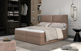 Кровать NORE Amber, 140x200 см, коричневая цена и информация | Кровати | kaup24.ee