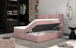 Кровать NORE Amber, 140x200 см, розовая цена и информация | Кровати | kaup24.ee