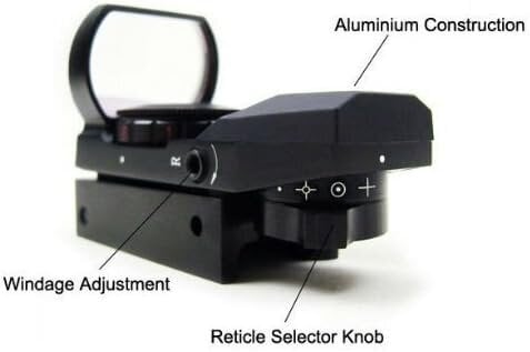 20 mm airsoft Tactical Rail Multi Reticle 4 punane ja roheline täpp цена и информация | Spordiprillid | kaup24.ee