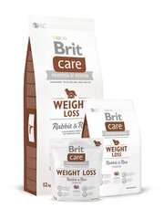 Brit Care Weight Loss Rabbit & Rice 12 kg hind ja info | Kuivtoit koertele | kaup24.ee