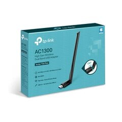 WiFi USB адаптер TP-Link Archer T3U Plus MU-MIMO AC1300 2,4GHz, 5GHz цена и информация | Маршрутизаторы (роутеры) | kaup24.ee