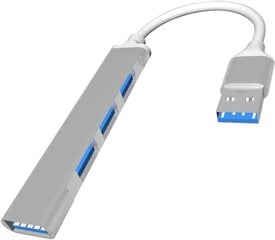 Alumiiniumist õhuke PS4 USB-jaotur, mitme USB-pordi laiendaja sülearvuti Playstationi jaoks hind ja info | Nutiseadmed ja aksessuaarid | kaup24.ee