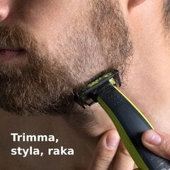 Philipsi OneBlade'i asendusterade 2-pakk sobib kõigile OneBlade'i käepidemetele (mudel QP220/50) цена и информация | Косметика и средства для бритья | kaup24.ee