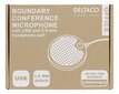 Universaalne mikrofon Deltaco DELC-0002, must hind ja info | Mikrofonid | kaup24.ee