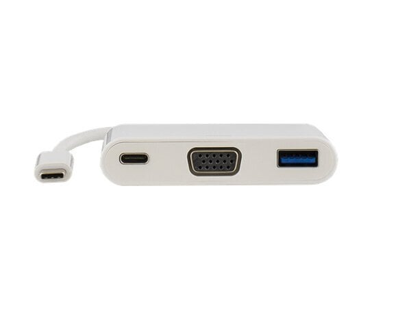 Deltaco USBC-1069, USB-C, VGA, 0,1m hind ja info | USB jagajad, adapterid | kaup24.ee