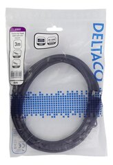 Deltco HDMI-1030D-FLEX, HDMI, 3m hind ja info | Kaablid ja juhtmed | kaup24.ee