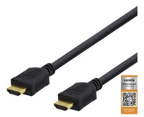 Deltaco HDMI-1010D, HDMI, 1m hind ja info | Kaablid ja juhtmed | kaup24.ee