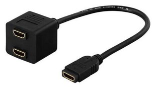 Deltaco HDMI-13, HDMI, 0.1m hind ja info | Kaablid ja juhtmed | kaup24.ee
