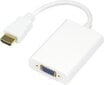 Deltaco HDMI-VGA8, HDMI, VGA, 0.2m hind ja info | USB jagajad, adapterid | kaup24.ee