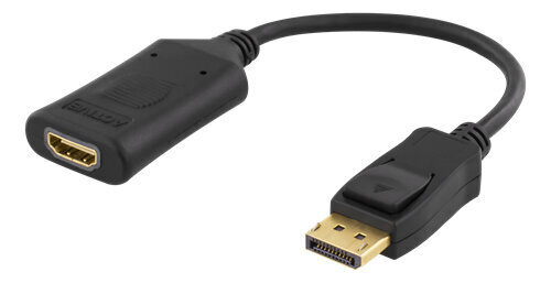 Deltaco DP-HDMI32, DisplayPort, HDMI, 0.1m цена и информация | USB jagajad, adapterid | kaup24.ee