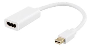 Deltaco DP-HDMI46, Mini DP/HDMI, 0.2 m цена и информация | Кабели и провода | kaup24.ee