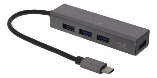 Deltaco USBC-HUB11, USB-C hind ja info | USB jagajad, adapterid | kaup24.ee