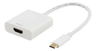 Deltaco USBC-HDMI7, USB-C, HDMI, 20 cm hind ja info | USB jagajad, adapterid | kaup24.ee