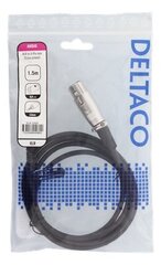 Deltaco XLR-2000, XLR, 3.5 mm, 1.5m hind ja info | Kaablid ja juhtmed | kaup24.ee
