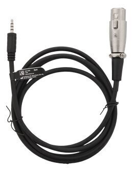 Deltaco XLR-2000, XLR/Aux 3.5 mm, 1.5 m цена и информация | Kaablid ja juhtmed | kaup24.ee