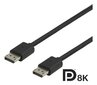 Deltaco DP8K-1030, DisplayPort, 3m hind ja info | Kaablid ja juhtmed | kaup24.ee