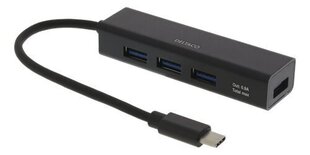 Deltaco USBC-HUB12, USB-C, USB-A цена и информация | Кабели и провода | kaup24.ee