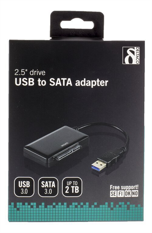 Deltaco USB3-SATA6G2, USB 3.0, SATA цена и информация | Kaablid ja juhtmed | kaup24.ee
