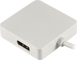 Deltaco DP-MULTI1, Mini DisplayPort, DVI, HDMI, DisplayPort, 0.2m hind ja info | USB jagajad, adapterid | kaup24.ee