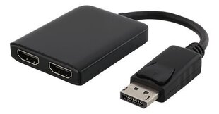 Deltaco DP-HDMI42, DisplayPort, HDMI hind ja info | Kaablid ja juhtmed | kaup24.ee