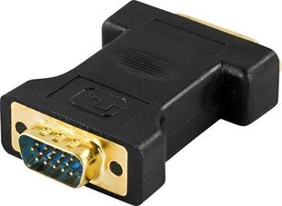 Deltaco DVI-6, DVI-I/VGA цена и информация | Адаптеры и USB-hub | kaup24.ee
