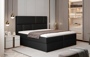 Кровать NORE Florence, 145x200 см, черная эко кожа цена и информация | Кровати | kaup24.ee