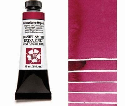 Akvarellvärvid Daniel Smith 15 ml, Quinacridone Magenta (PR 202) hind ja info | Kunstitarbed, voolimise tarvikud | kaup24.ee