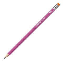Harilik pliiats Stabilo 160 HB kustukaga roosa krp. hind ja info | Kirjutusvahendid | kaup24.ee