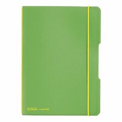 Блокнот Herlitz My.Book Flex Colour А5 40 л, в клетку, пластиковая обложка, салатовый цена и информация | Тетради и бумажные товары | kaup24.ee