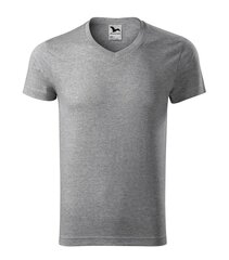Футболка для мужчин Slim Fit V-neck, черная цена и информация | Мужские футболки | kaup24.ee
