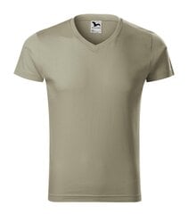 Футболка для мужчин Slim Fit V-neck, черная цена и информация | Мужские футболки | kaup24.ee