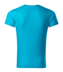 Футболка для мужчин Slim Fit V-neck, синяя цена и информация | Мужские футболки | kaup24.ee