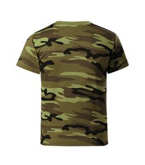 Футболка Camouflage для детей, зеленый камуфляж цена и информация | Рубашки для мальчиков | kaup24.ee